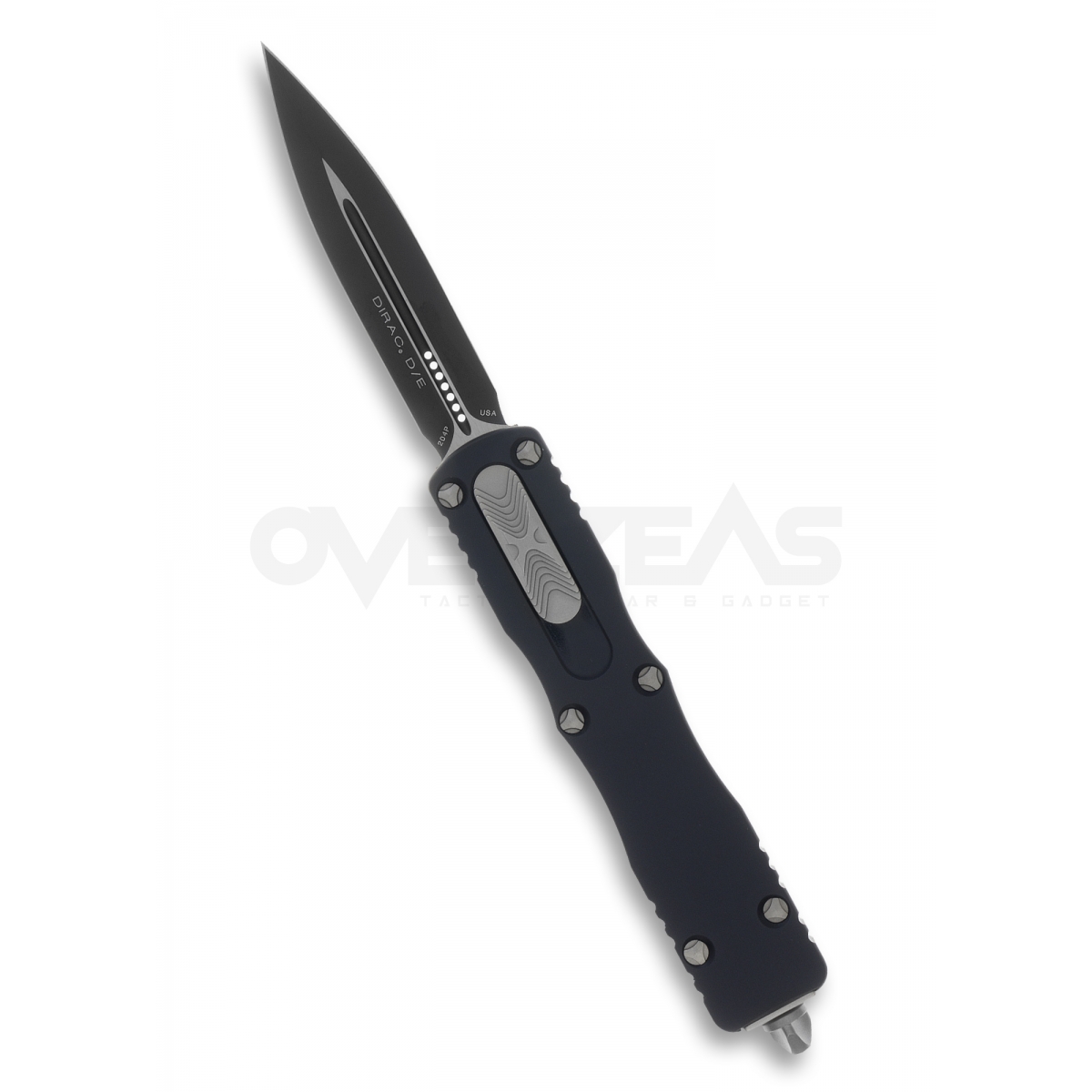Microtech Dirac Dagger OTF Automatic Knife Black (CTS-204P 2.88" Two-Tone),225-1