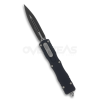 Microtech Dirac Dagger OTF Automatic Knife Black (CTS-204P 2.88" Two-Tone),225-1