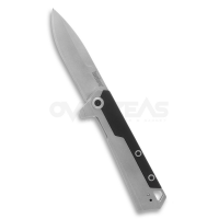 Kershaw Oblivion Assisted Opening Flipper Knife Black GFN (8Cr13Mov 3.5" Stonewash),3860
