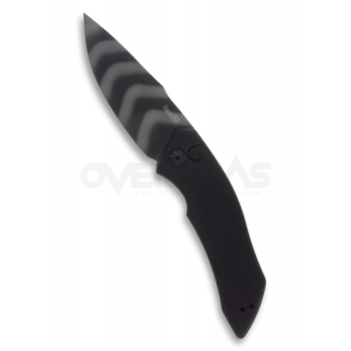 มีดออโต้ Kershaw Launch 1 Automatic Knife Aluminum Black (CPM-154CM 3.4" Tiger Strip),7100TS