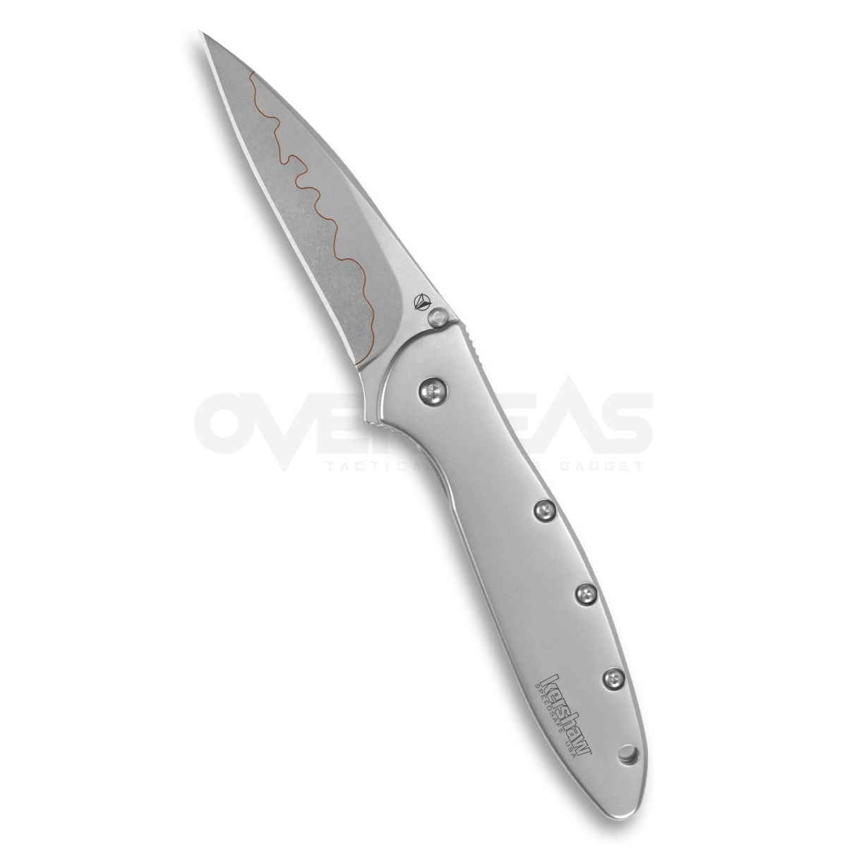 Kershaw Leek Assisted Opening Knife (D2/14C28N Composite 3" Beadblast),1660CB