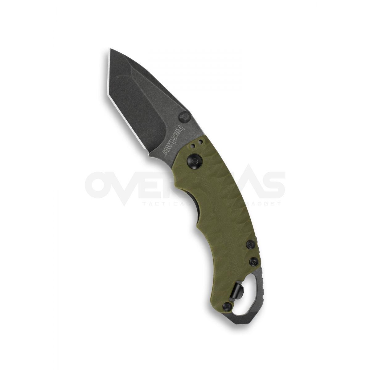 Kershaw Shuffle II Tanto Liner Lock Knife OD Green (2.25" 8Cr13Mov BlackWash),8750TOLBW