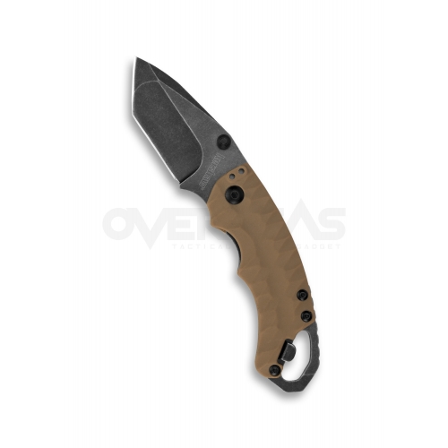 Kershaw Shuffle II Tanto Liner Lock Knife Tan (2.25" 8Cr13Mov BlackWash),8750TTANBW