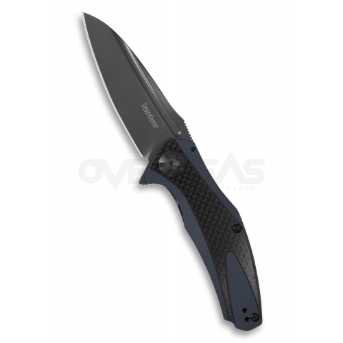 Kershaw Natrix Sub-Frame Lock Knife Blue G-10/Carbon Fiber (3.25" Gray),7007CF