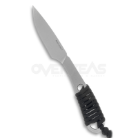 Real Steel Marlin Fixed Blade Knife Black Paracord (8Cr13Mov 2.6" Stonewash),3515