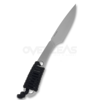 Real Steel Marlin Fixed Blade Knife Black Paracord (8Cr13Mov 2.6" Stonewash),3515