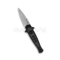 Kershaw Launch 12 Mini Stiletto Automatic Knife (CPM-154CM 2.5" Stonewash),7125