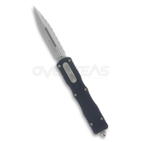 Microtech Dirac Dagger OTF Automatic Knife Black Serrated (CTS-XHP 2.88" Stonewash),225-12