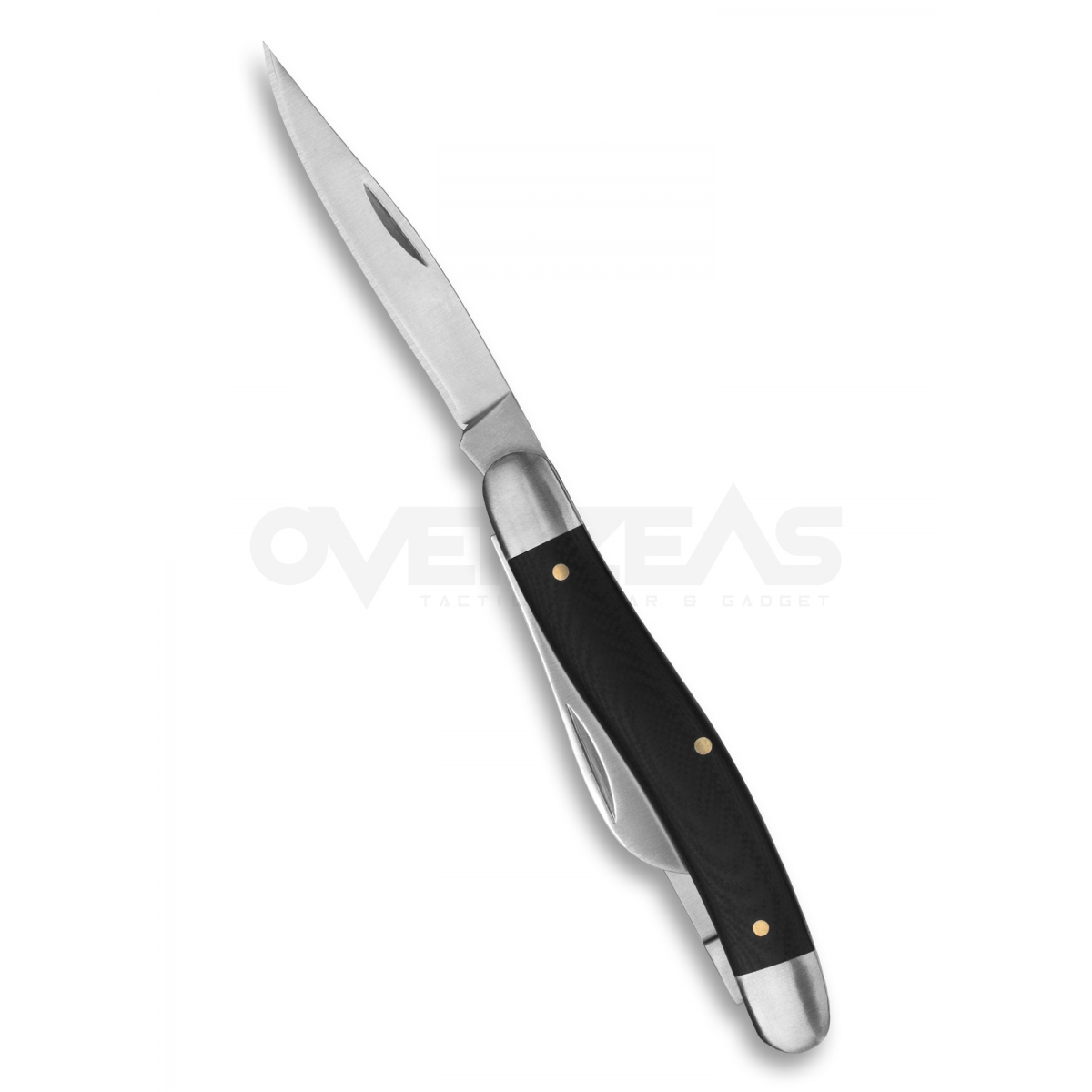 มีดพับ Kershaw Brandywine Slip Joint Knife Black G-10 (7Cr13Mov 2.6" Satin),4382