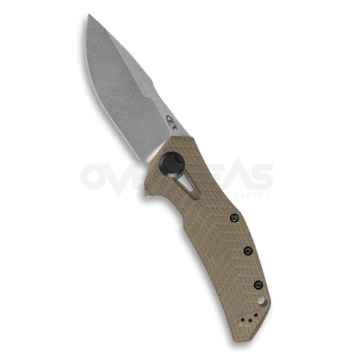 มีดพับ Zero Tolerance Flipper Knife Coyote G10 (CPM-20CV 3.75" Stonewash),0308