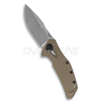 มีดพับ Zero Tolerance Flipper Knife Coyote G10 (CPM-20CV 3.75" Stonewash),0308