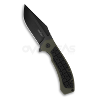 Kershaw Faultline Liner Lock Knife Green/Black GFN (8Cr13Mov 3" Black),8760