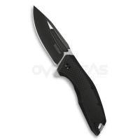Kershaw Flourish Assisted Opening Knife Carbon Fiber/G-10 (8Cr13Mov 3.5" BlackWash),3935