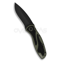 Kershaw Blur Assisted Opening Knife Olive (Sandvik 14C28N 3.4" Black),1670OLBLK