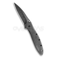 Kershaw Leek Composite Assisted Opening Knife (D2/14C28N 3.0" BlackWash),1660CBBW