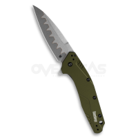 Kershaw Dividend Assisted Opening Knife Olive (BOHLER N690/D2 3" Composite),1812OLCB