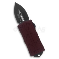 Microtech Exocet Dagger CA Legal OTF Automatic Knife Merlot Red (CTS-204P 1.9" Black),157-1MR