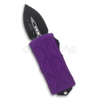Microtech Exocet Dagger CA Legal OTF Automatic Knife Purple (CTS-204P 1.9" Black),157-1PU