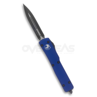 Microtech UTX-70 D/E OTF Automatic Knife CC Blue (CTS-204P 2.4" Black),147-1BL