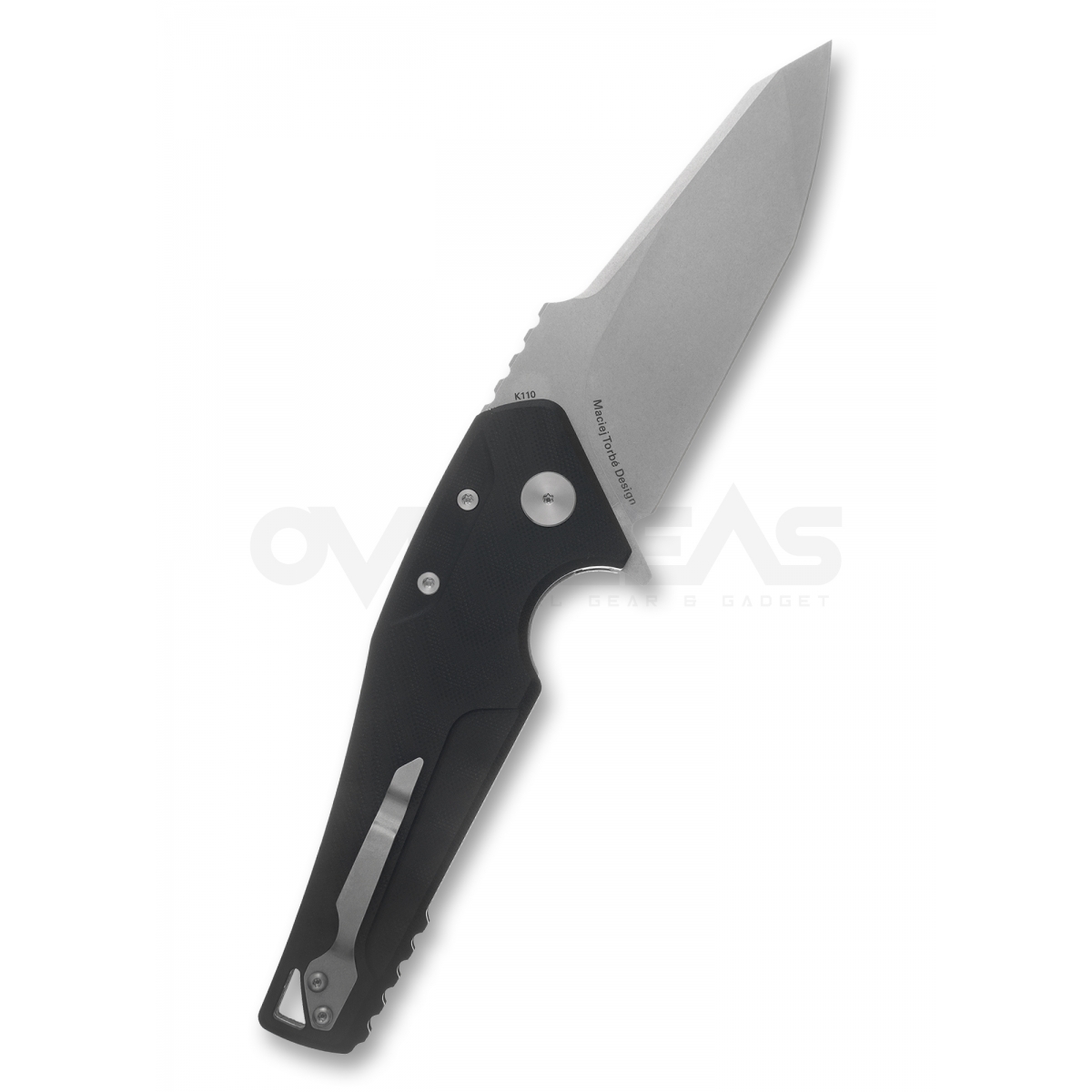 Real Steel ECHO Torbe Designs Black G-10 (BOHLER K110 4.0" Stonewash),7831G