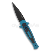 Kershaw Launch 12 Mini Stiletto Automatic Knife Teal (CPM-154CM 2.5" Black),7125TEALBLK *SPRINT-RUN*