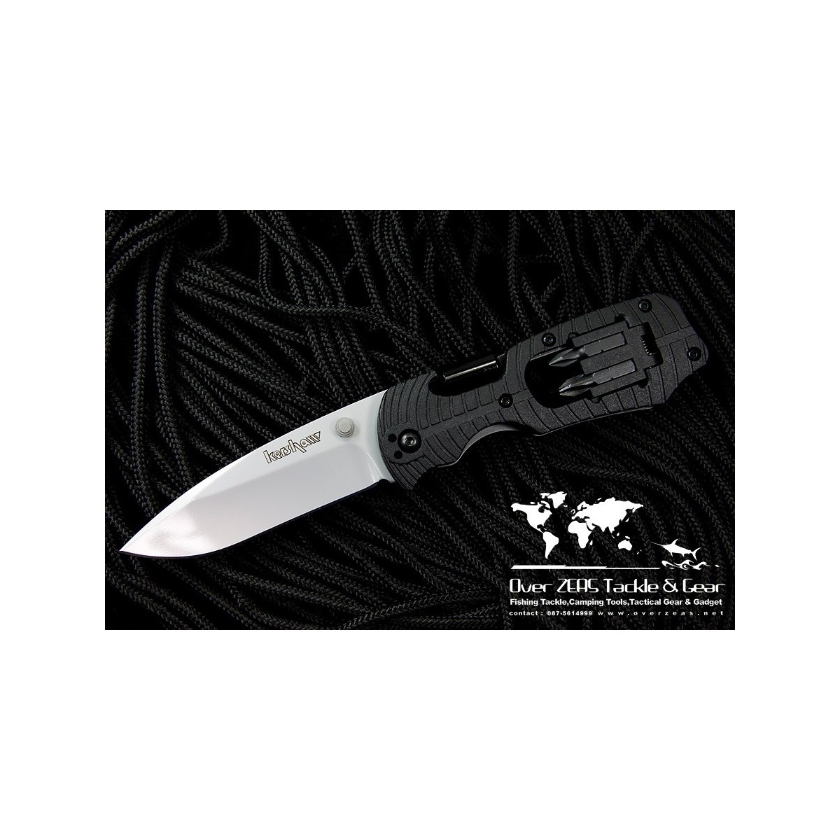 Kershaw Select Fire 3-3/8" Plain Edge Blade Multi-Tool Knife