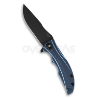 Zero Tolerance (ZT) RJ Martin 0609 Blue Anodized Titanium Handle (3.4" S35VN Satin),0609BLUBLK *SPRINT RUN*