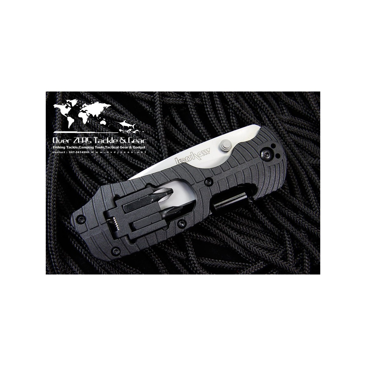Kershaw Select Fire 3-3/8" Plain Edge Blade Multi-Tool Knife