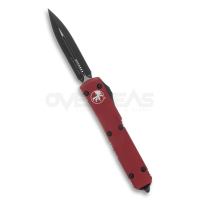 มีดออโต้ Microtech Ultratech D/E OTF Automatic Knife CC Red (CTS-204P 3.4" Black),122-1RD