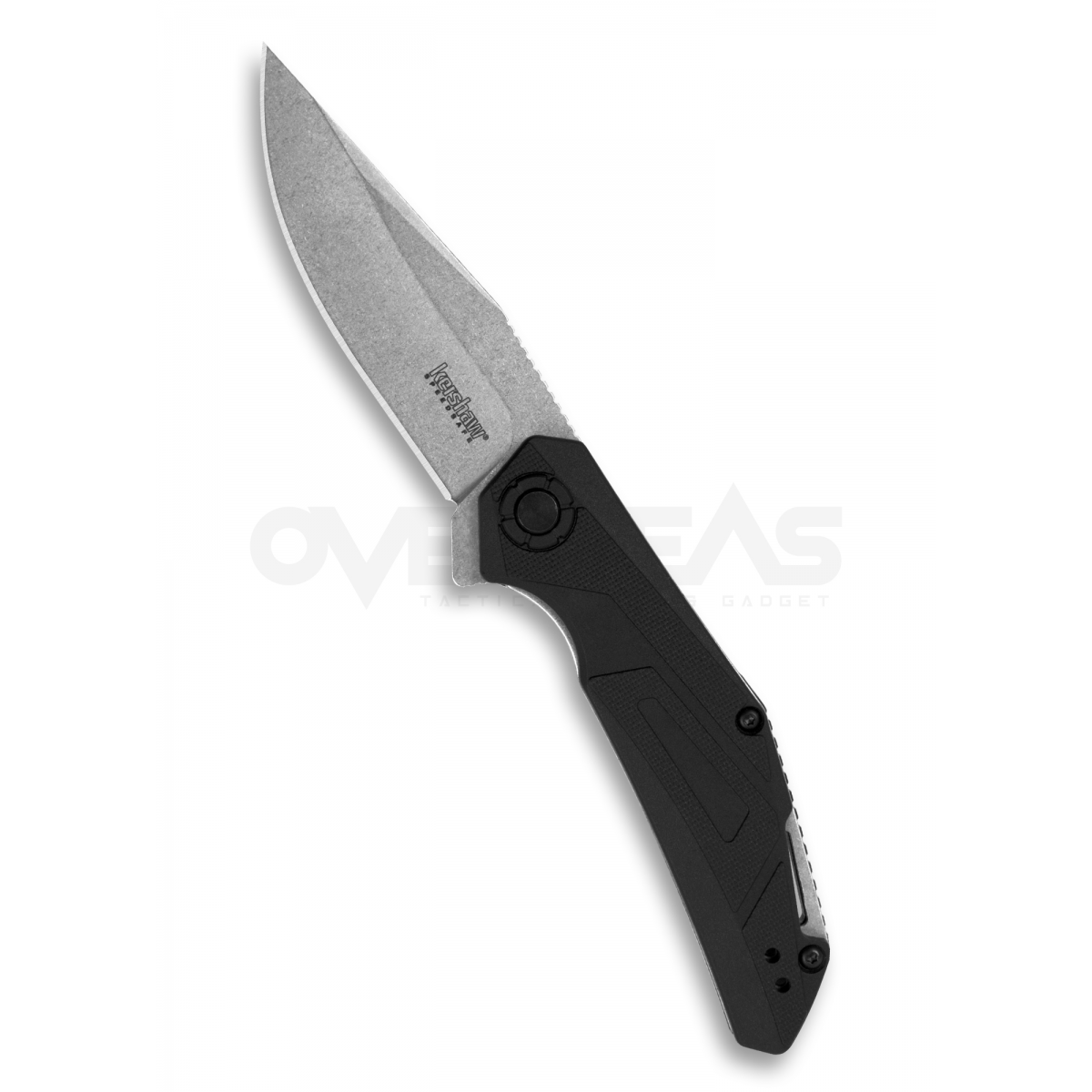 Kershaw Camshaft Assisted Opening Knife Black FRN (4Cr14 3.0" Stonewash),1370