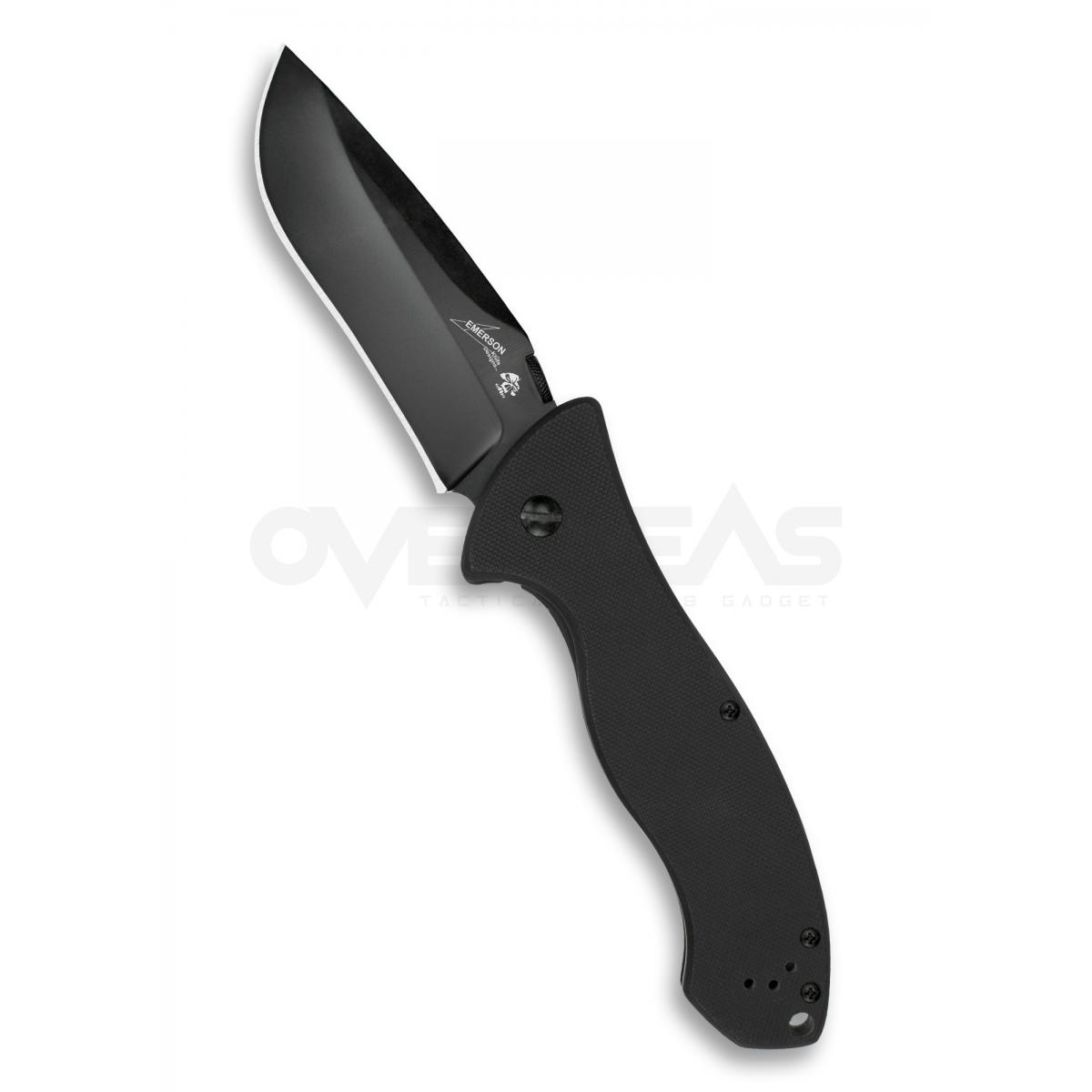 มีดพับ Kershaw Emerson CQC-9K Liner Lock Knife Black G-10 (8Cr13Mov 3.5" Black),6045BLK