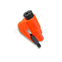 ResQme® Car Escape Tool, Seatbelt Cutter / Window Breaker Orange,(LH05)