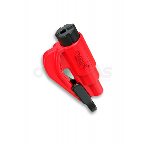 ResQme® Car Escape Tool, Seatbelt Cutter / Window Breaker Red,(LH06)