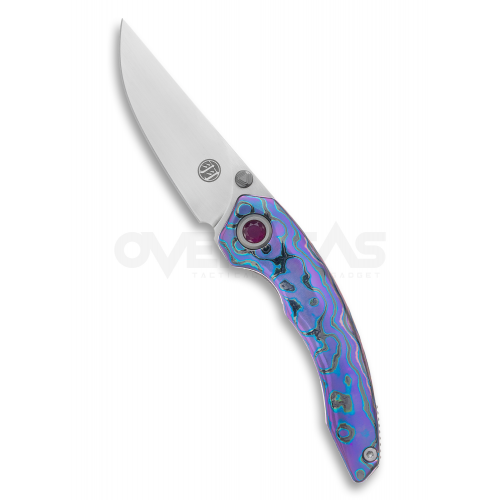 Maxace Yu Circonium Timascus Handle (M390 2.95" Handrub Satin),MCYU01