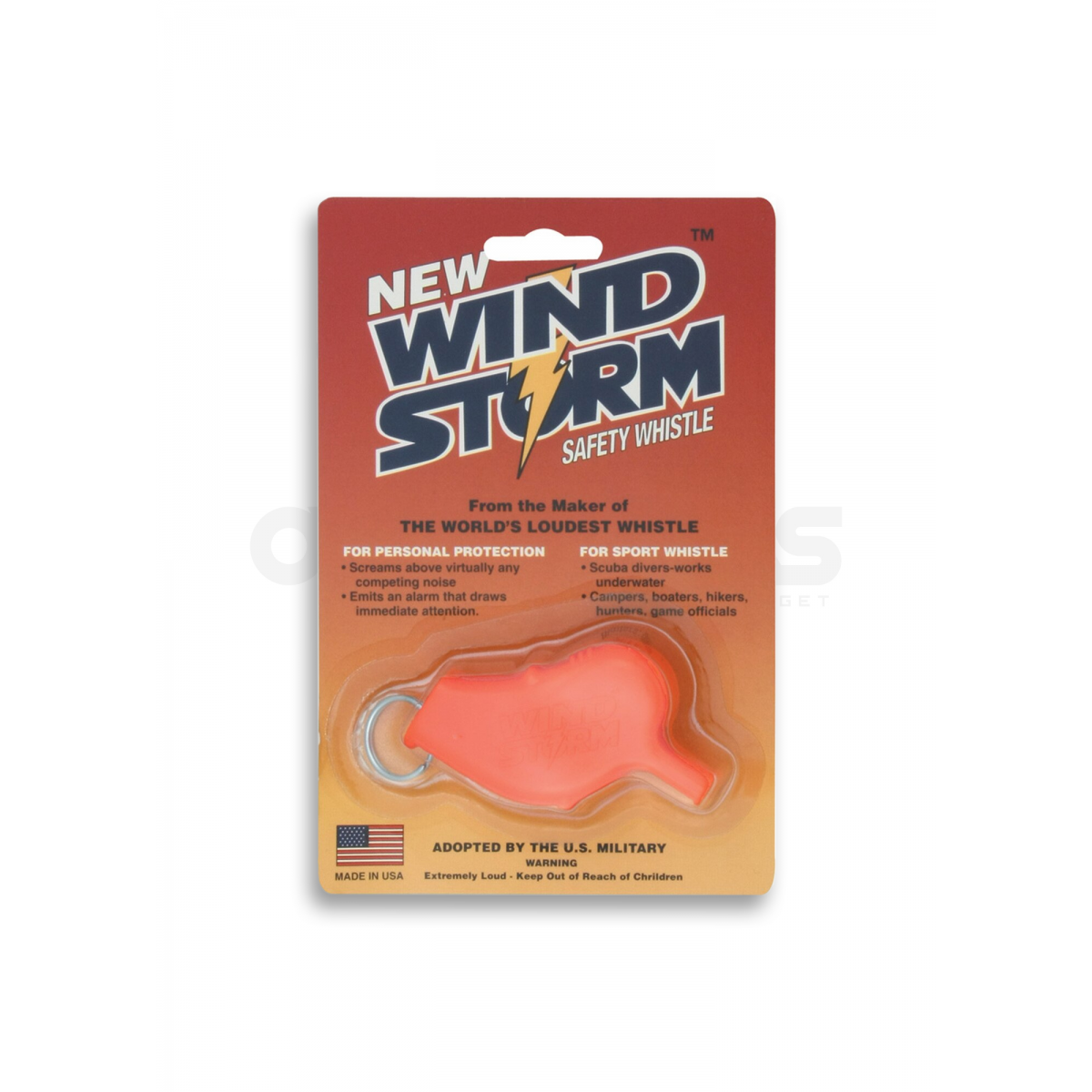 Windstorm Whistle (Orange)