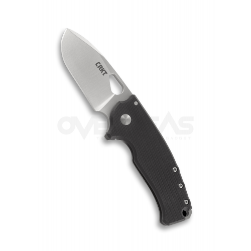 CRKT Vox Batum Compact Frame Lock Knife Black G-10 (8Cr13Mov 2.45" Satin),5451