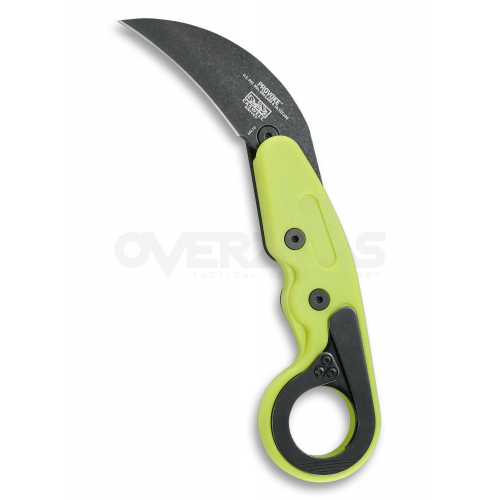 มีดพับคาร้มบิท CRKT Provoke Zap Grivory Kinematic Morphing Karambit Folding Knife (1.4116 2.4" Black),4041G