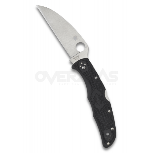 มีดพับ Spyderco Endura 4 Wharncliffe Back Lock Knife Black FRN (VG-10 3.75" Satin Plain),C10FPWCBK