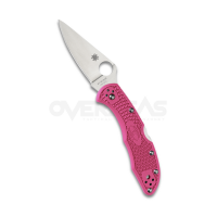 Spyderco Delica 4 Lightweight Lockback Knife Pink FRN (S30V 2.88" Satin S30V),C11FPNS30V