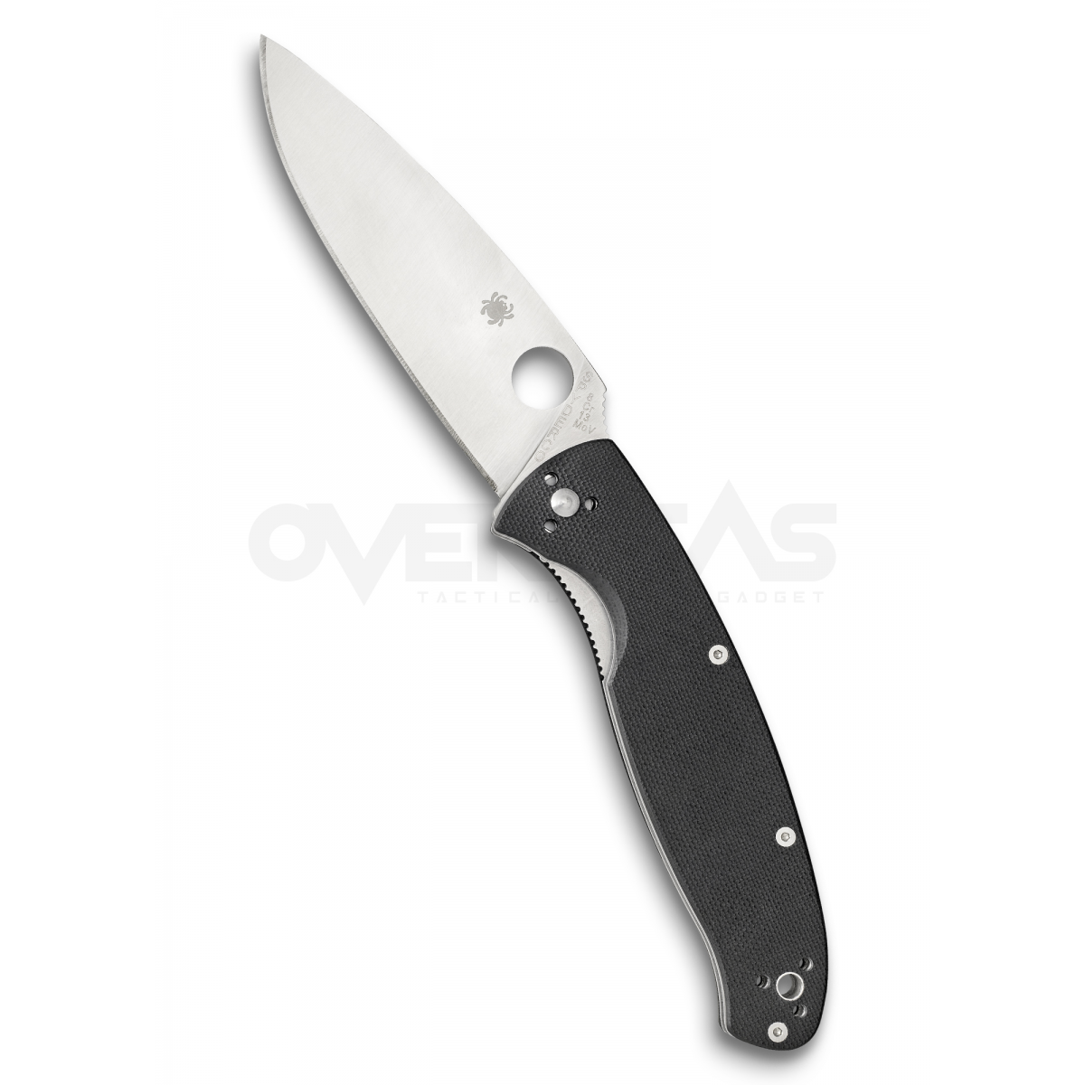 Spyderco Resilience Liner Lock Knife G-10 Folder (8Cr13Mov 4.25" Satin),C142GP