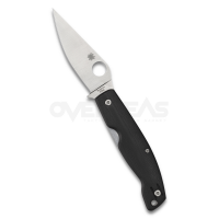 Spyderco Pattadese Liner Lock Knife Black G-10 (M390 3.2" Satin),C257GP