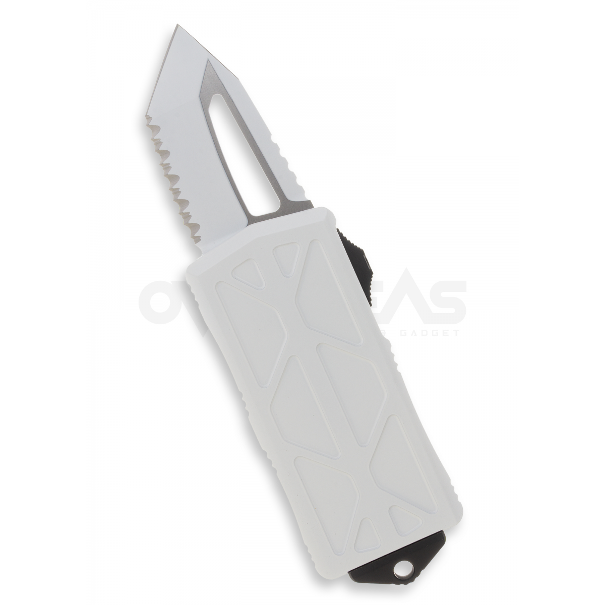 Microtech Exocet Tanto Stormtrooper CA Legal OTF Auto Knife (M390 1.9" White Serr),158-3ST