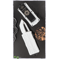 Microtech Exocet Tanto Stormtrooper CA Legal OTF Auto Knife (M390 1.9" White ),158-1ST