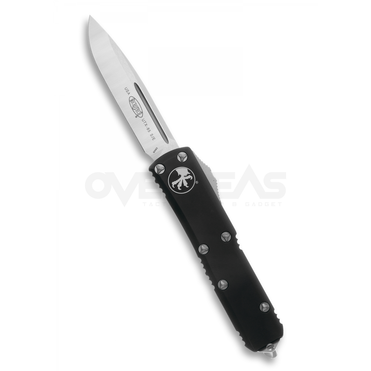 Microtech UTX-85 S/E OTF Automatic Knife CC Black (M390 3.125" Satin),231-4