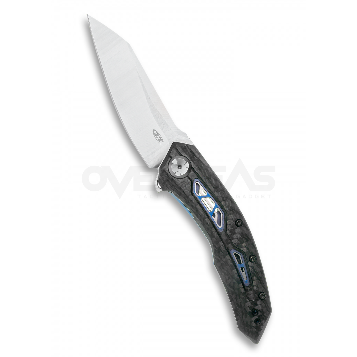 มีดพับ Zero Tolerance (ZT) TDS SubFrame Lock CF Handle (CPM-20CV 3.75" Satin),ZT0762