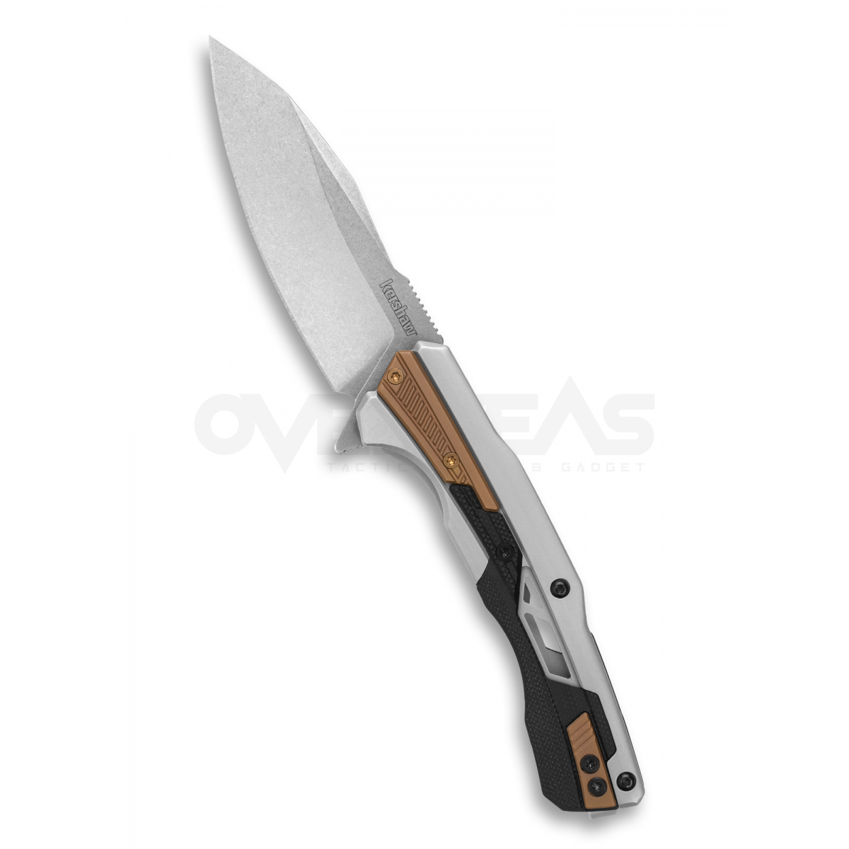 Kershaw Endgame Frame Lock Knife Bronze PVD/GFN (3.25" Stonewash) 2095