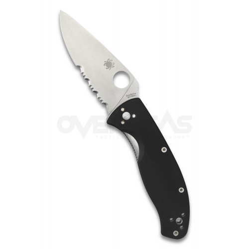 Spyderco Tenacious Folding Knife G-10 (8Cr13Mov 3.375" Satin Combo Edge),C122GPS