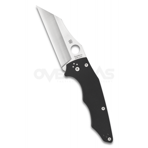 Spyderco YoJumbo Compression Lock Knife Black G-10 (S30V 4.0" Satin),C253GP