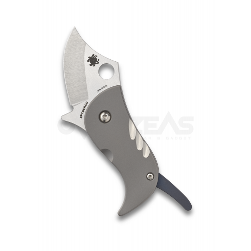 มีดพับ Spyderco Pochi Frame Lock Knife Titanium (S45VN 1.56" Satin),C256TI