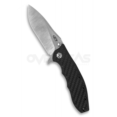 Zero Tolerance 0562CF Hinderer Knife Carbon Fiber (CPM-20CV 3.5" Satin/Stonewash),ZT0562CF